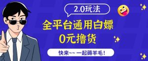 外面收费2980的全平台通用白嫖撸货项目2.0玩法【仅揭秘】-乌龙学社