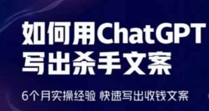 如何用ChatGPT写出杀手文案,6个月实操经验,快速写出收钱文案-乌龙学社