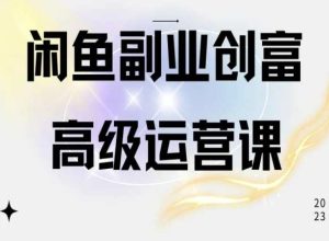闲鱼电商运营高级课程，一部手机学会闲鱼开店赚钱-乌龙学社
