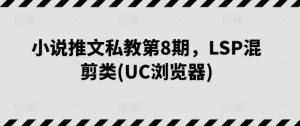 小说推文私教第8期，LSP混剪类(UC浏览器)-乌龙学社