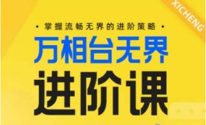 电商万相台无界进阶课,掌握流畅无界的进阶策略-乌龙学社