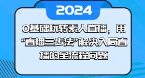 0基础玩转素人直播,用“直播三步法”解决入局直播的全流程问题-乌龙学社