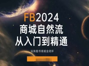 2024Faceboo商城自然流(从入门到精通)，玩转脸书商城全闭环-乌龙学社