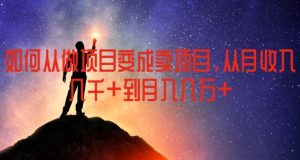如何从做项目变成卖项目，从月收入几千到月入几万【揭秘】-乌龙学社