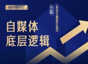 2024自媒体底层逻辑录播课，自媒体小白必看-乌龙学社