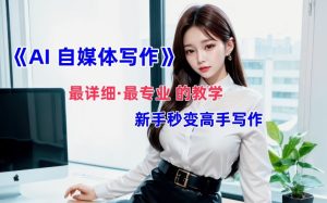 AI自媒体文章创作全网最详细教程，新手秒变写作高手，多方位发展-乌龙学社