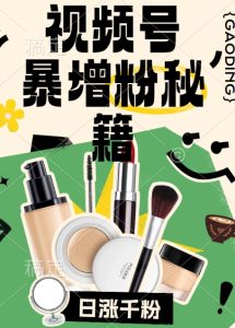 视频号涨粉方法，暴力起号，一天涨粉1000+，当天开橱窗【揭秘】-乌龙学社