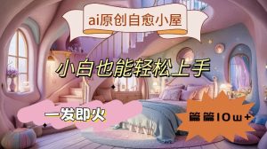ai原创治愈小屋，小白也能轻松上手，一发即火，篇篇10w+【揭秘】-乌龙学社