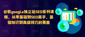 谷歌google独立站SEO系列课程，从零基础到SEO高手，基础知识到高级技巧的覆盖-乌龙学社