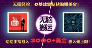 无需经验，0基础复制粘贴赚美刀，动动手指，月入3000+刀，无上限【揭秘】-乌龙学社