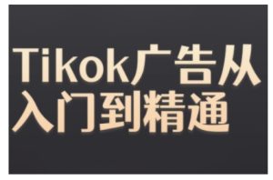 Tiktok Ads实操教程,Tiktok广告从入门到精通-乌龙学社