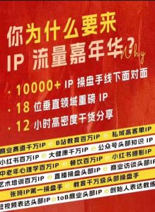 群响IP流量嘉年华，​现场视频+IP江湖2024典藏版PPT-乌龙学社