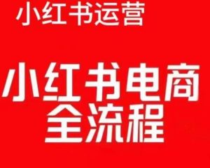红薯电商实操课，小红书电商全流程-乌龙学社