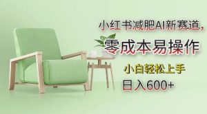 小红书减肥AI新赛道，零成本易操作，日入多张，小白轻松上手【揭秘】-乌龙学社