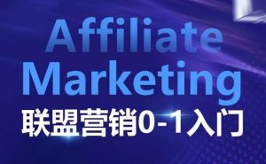 Affiliate Marketing联盟营销0-1入门,联盟营销基本逻辑 联盟平台逻辑及联盟客逻辑全面详解-乌龙学社