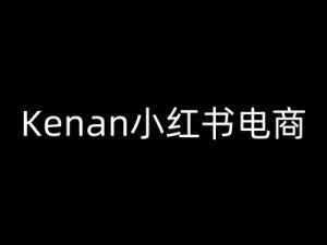 Kenan小红书电商-kenan小红书教程-乌龙学社