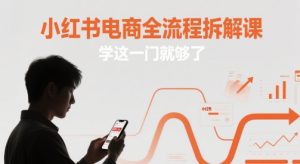 小红书电商全流程拆解课,学这一门就够了-乌龙学社