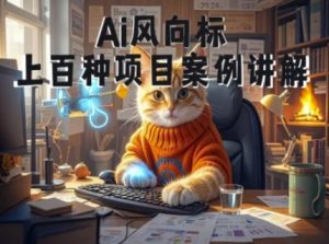 Ai风向标-附100种项目案例玩法-0基础小白到大神ai视频商业应用教学-乌龙学社