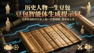 历史人物一生豆包智能体生成提示词，让你快速制作历史人物一生类视频，简单易上手-乌龙学社