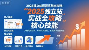 2025独立站运营实战全攻略，一站式掌握独立站运营核心技能-乌龙学社