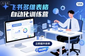飞书多维表格自动化训练营，手把手教你告别重复处理，用多维表格开启高效办公新模式-乌龙学社