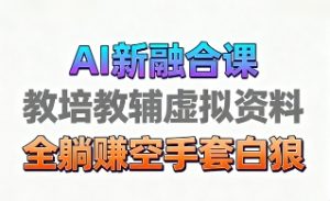 育儿教学教培新玩法，AI生成教学视频，市场大，操作简单，变现天花板非常高-乌龙学社