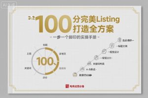 100分完美Listing打造全方案，想要完美listing必须是需要一步一个脚印的-乌龙学社