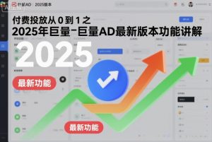 付费投放从0到1之2025年巨量AD最新版本功能讲解-乌龙学社