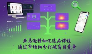 亚马逊精细化选品课程，通过市场细分打破盲目竞争-乌龙学社