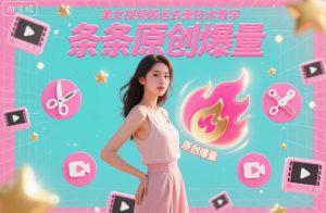 美女视频搬运去重技术教学，条条原创爆量-乌龙学社