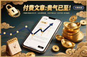 付费文章:贵气已至!用最朴素直白的文字,让你清楚知道,该如何接住这一次时代的泼天富贵-乌龙学社