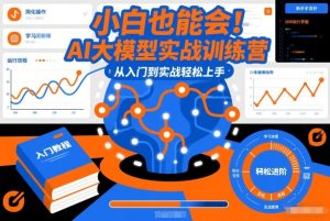 小白也能会！AI大模型实战训练营，从入门到实战轻松上手-乌龙学社