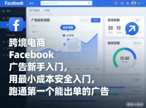 跨境电商Facebook广告新手入门，用最小成本安全入门，跑通第一个能出单的广告-乌龙学社