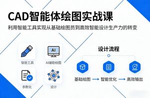 CAD智能体绘图实战课,利用智能工具,实现从基础绘图员到高效智能设计生产力的转变-乌龙学社