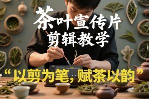 茶叶宣传片剪辑教学,以剪为笔,赋茶以韵,新手也能拍出高级感-乌龙学社