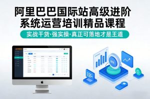 阿里巴巴国际站高级进阶系统运营培训精品课程,实战干货,强实操,真正可落地才是王道-乌龙学社
