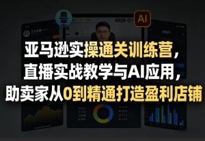 亚马逊实操通关训练营，直播实战教学与AI应用，助卖家从0到精通打造盈利店铺（更新3月）-乌龙学社