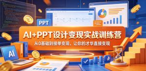 AI+PPT设计变现实战训练营，从0基础到接单变现，让你的才华直接变现-乌龙学社