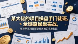 某大佬的项目操盘手门徒班，全链路操盘实战，教你从找项目到变现落地的完整打法-乌龙学社