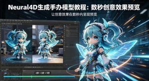 Neural4D生成手办模型教程，让创意效果在数秒内呈现预览-乌龙学社